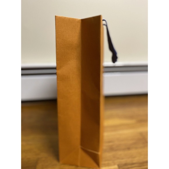 LOUIS VUITTON 4.5 X 10 X 14 Large Authentic Gift Shopping Paper Bag Orange - Picture 4 of 10